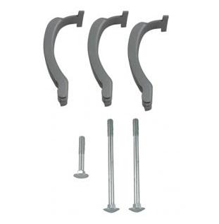 Kit montaj suport bicicletă GREEN VALLEY 160 850, pentru bare transversale din oțel